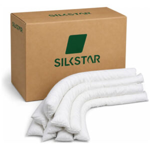 Kit 10 Cordões Absorventes para Óleo, Diesel e Solventes