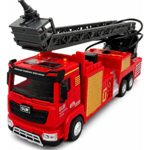 Miniatura Caminhão de Bombeiro com Jato de Água – Metal 1:40
