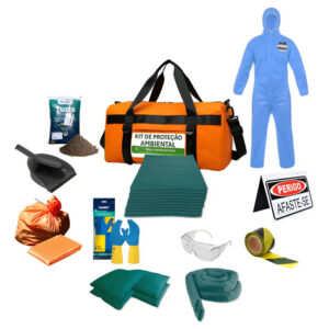 Kit de Mitigação para Vazamento de Líquidos Químicos – Bolsa 50 L