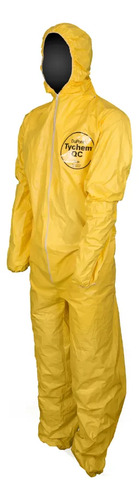 Kit 5 Macacões DuPont Tychem 2000 QC127S (CA 38647)
